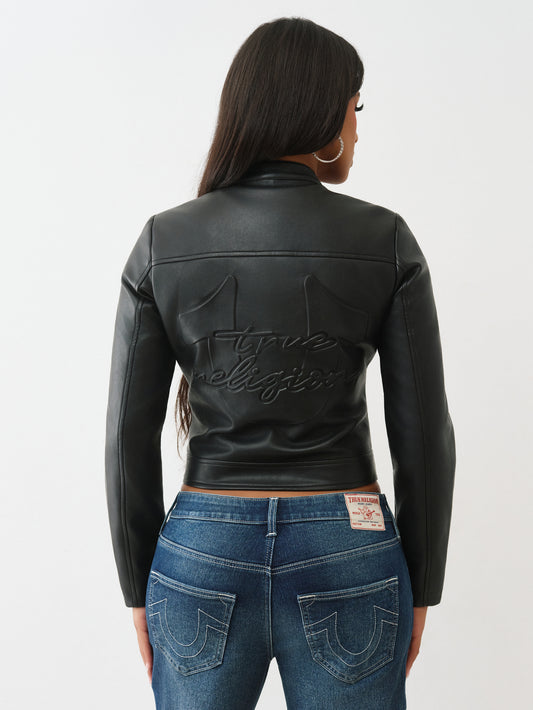 CROPPED BIKER JACKET