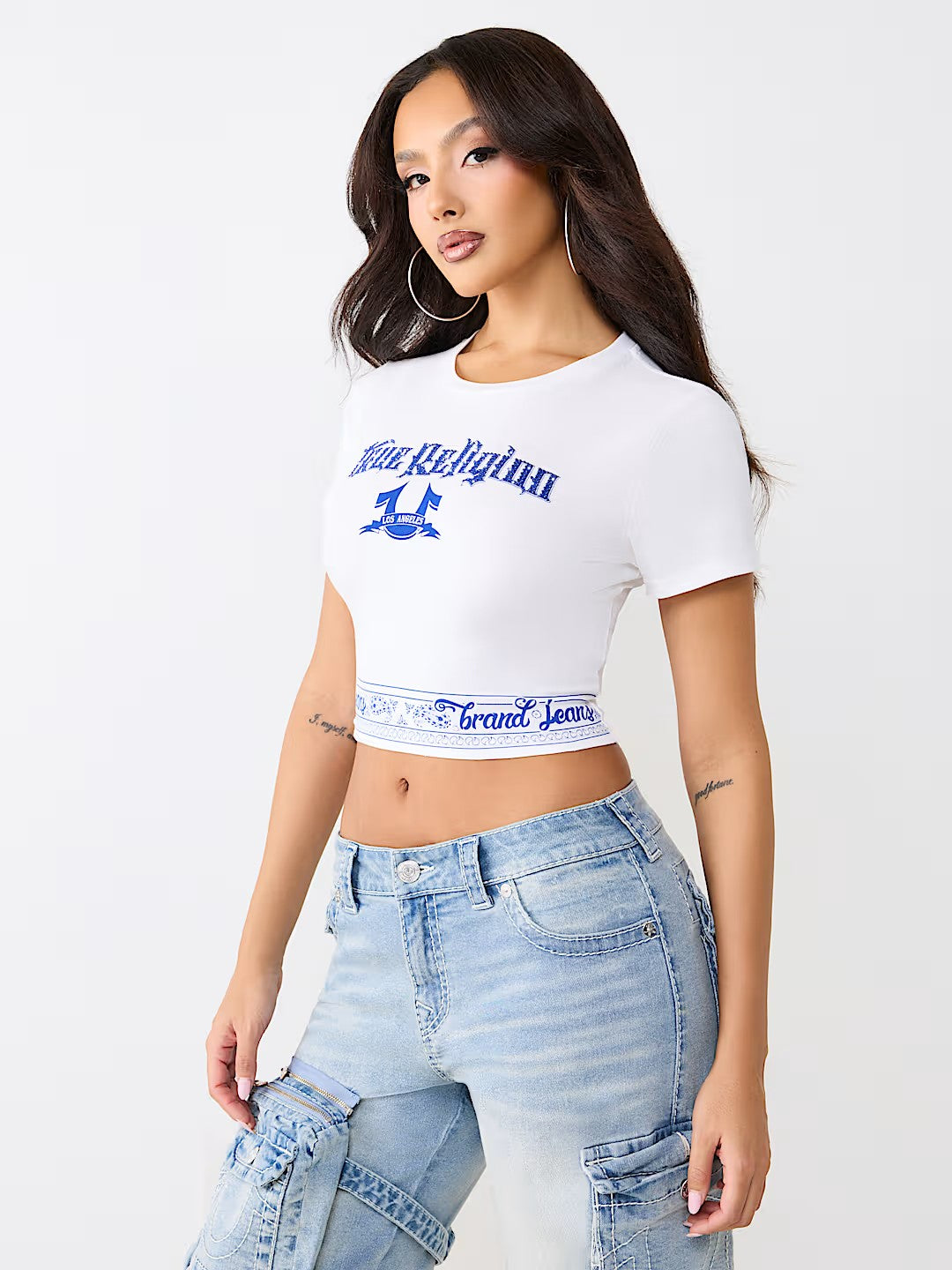 CRYSTAL BANDEAU TEE