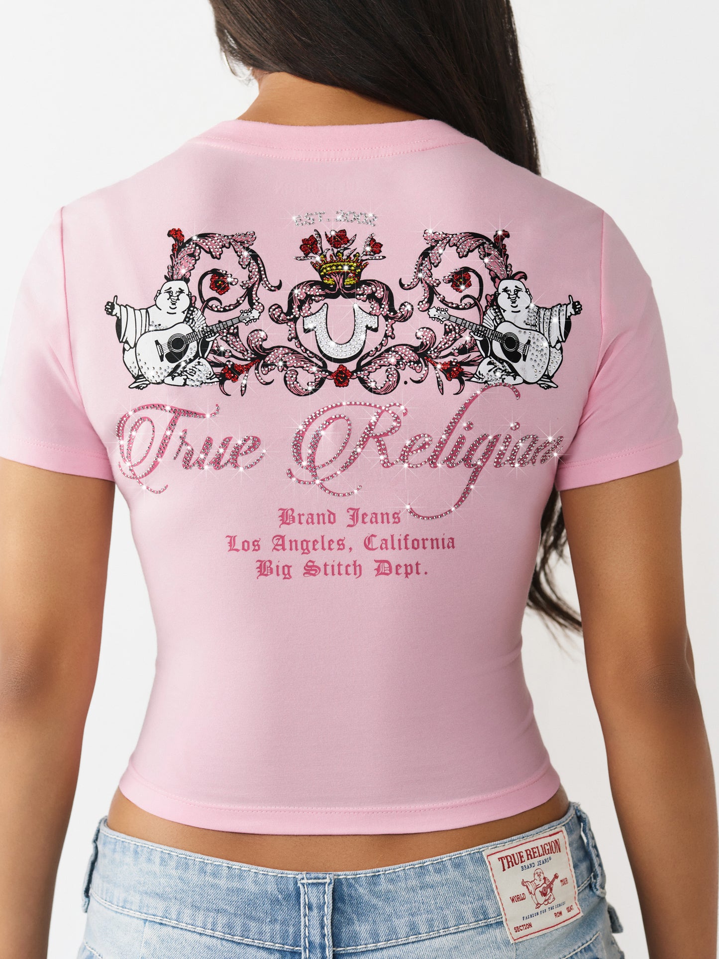 CRYSTAL BUDDHA SS BABY TEE