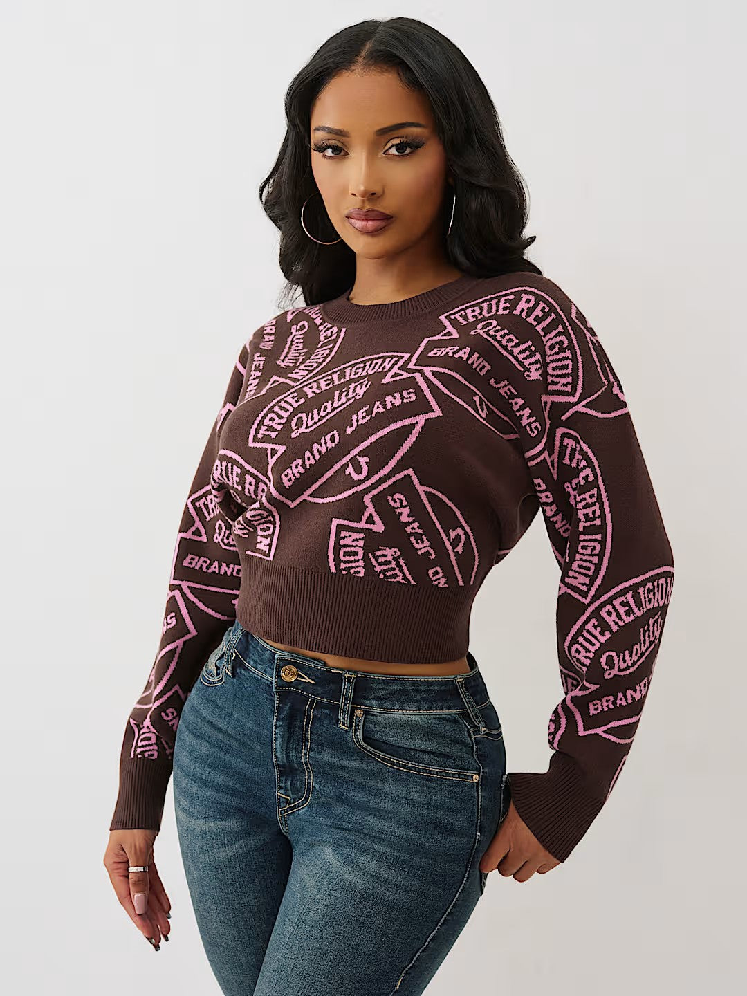 TRBJ JAQUARD SWEATER