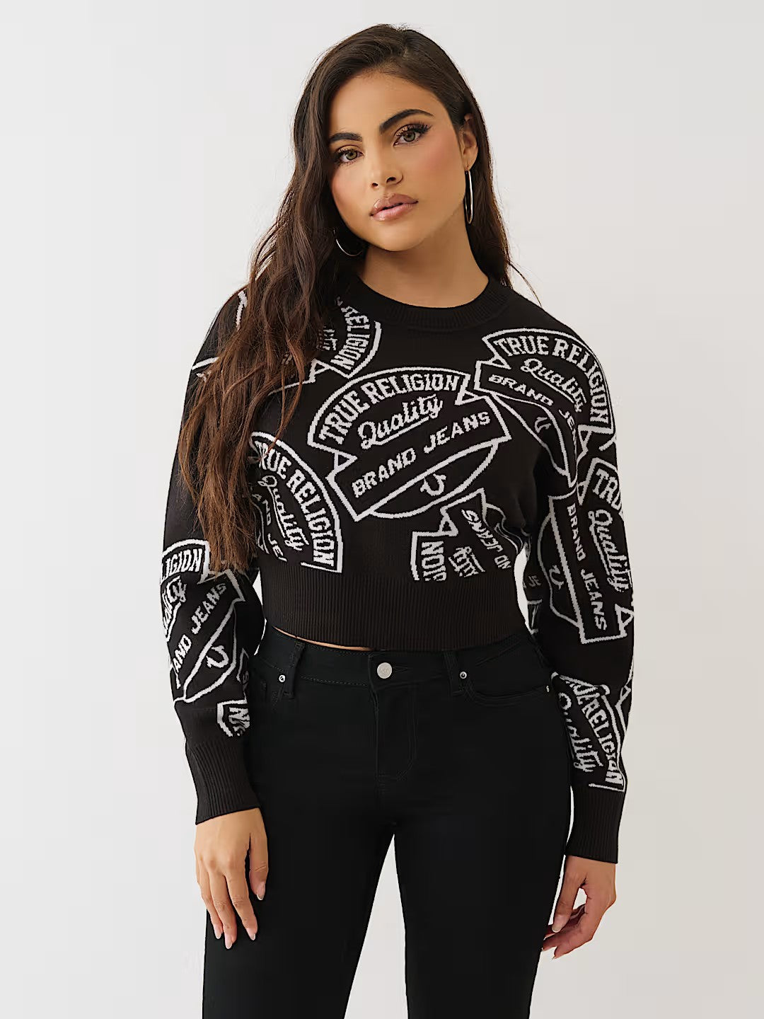 TRBJ JAQUARD SWEATER