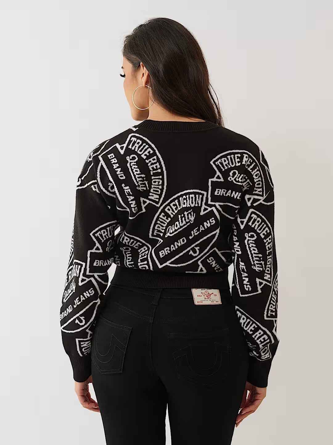 TRBJ JAQUARD SWEATER