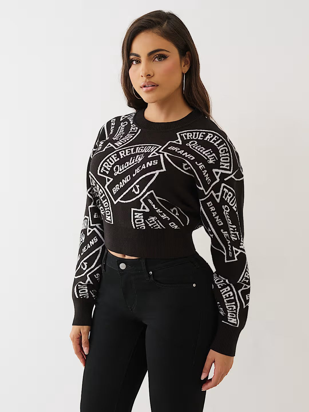 TRBJ JAQUARD SWEATER