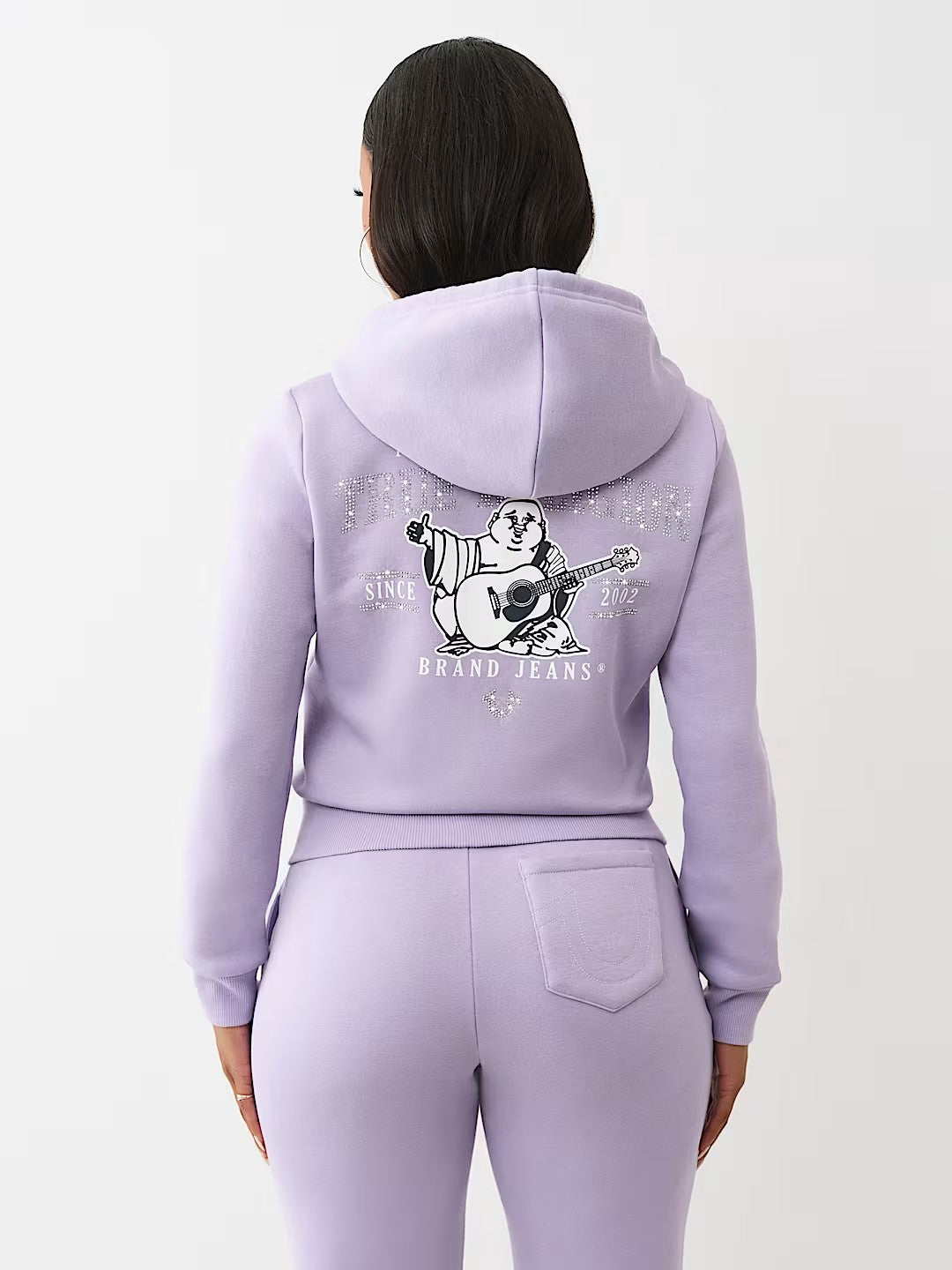 TR CRYSTAL ZIP HOODIE