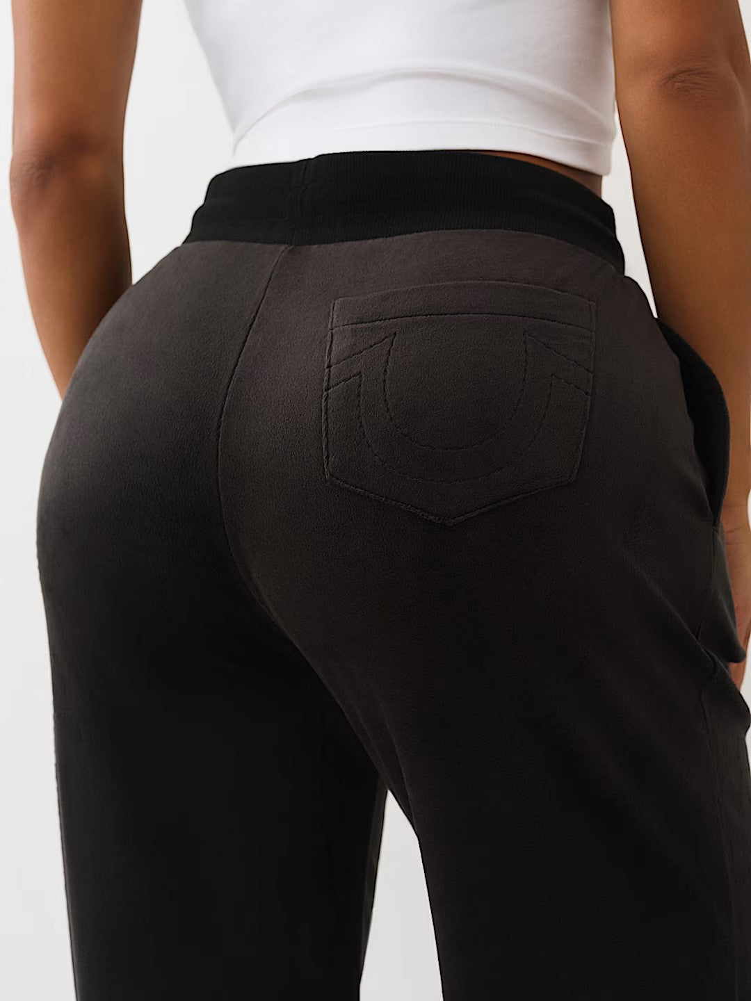 HS VELOUR STRAIGHT LEG