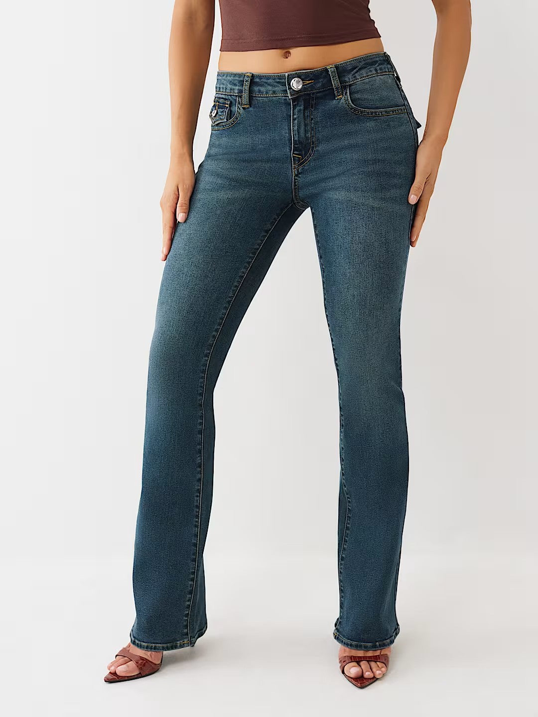 BECCA CRYSTAL SN FLAP BOOTCUT