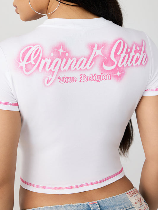 CRYSTAL LOGO BABY TEE