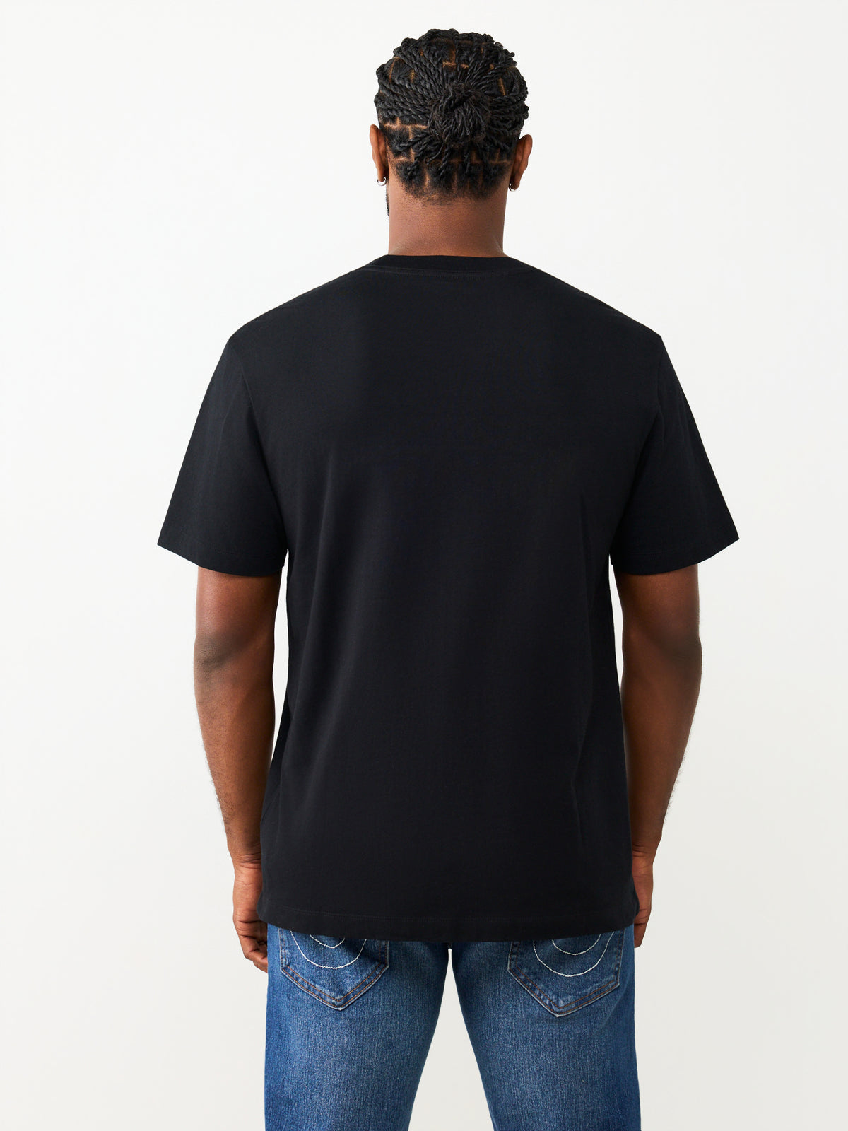 DENIM APPLIQUE TEE