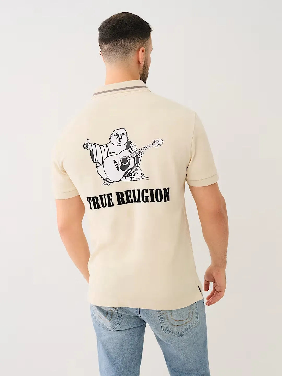 JV TIPPED LOGO RELAXED POLO - TRUE RELIGION MEXICO