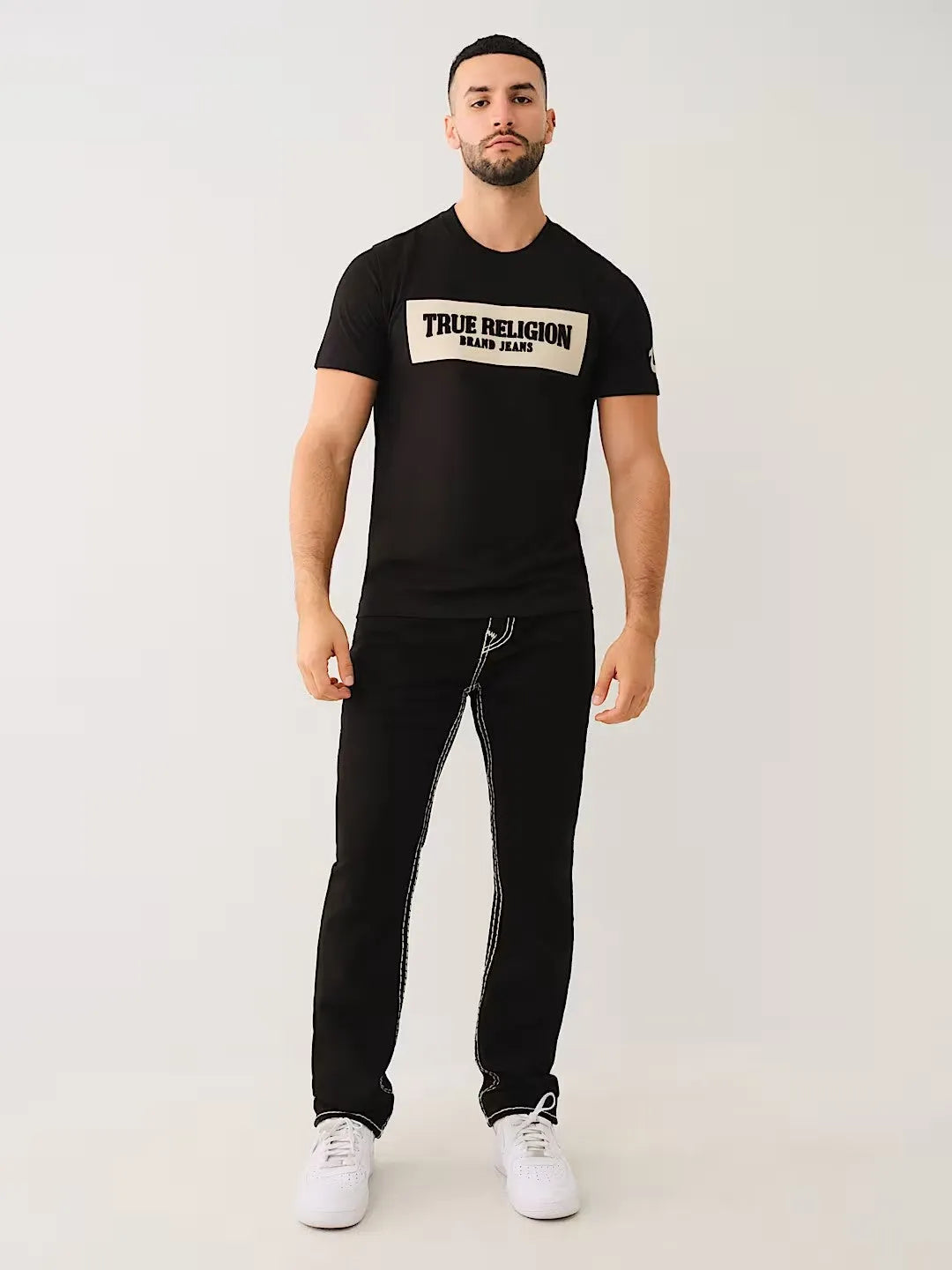 EMBOSSED BOX ARCH SS TEE - TRUE RELIGION MEXICO