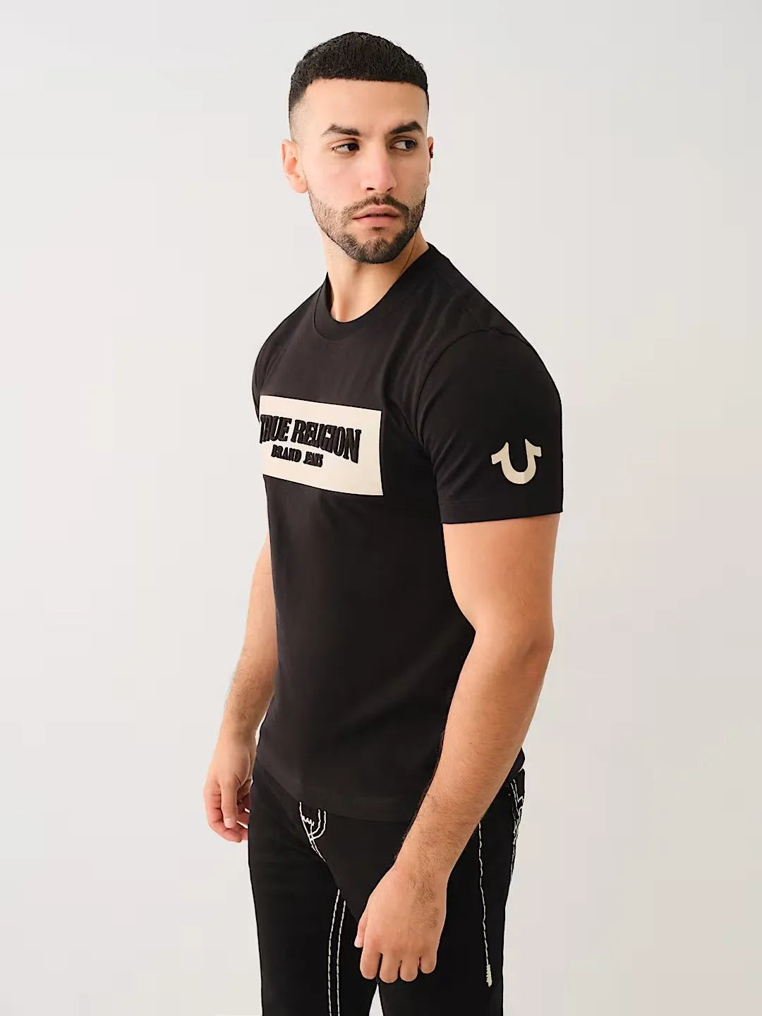 EMBOSSED BOX ARCH SS TEE - TRUE RELIGION MEXICO