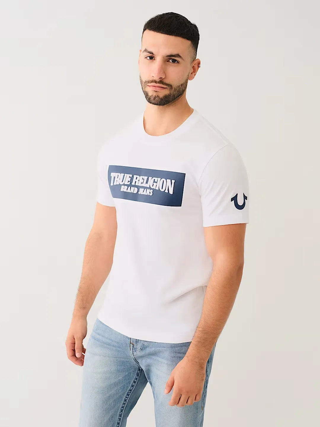 EMBOSSED BOX ARCH SS TEE - TRUE RELIGION MEXICO
