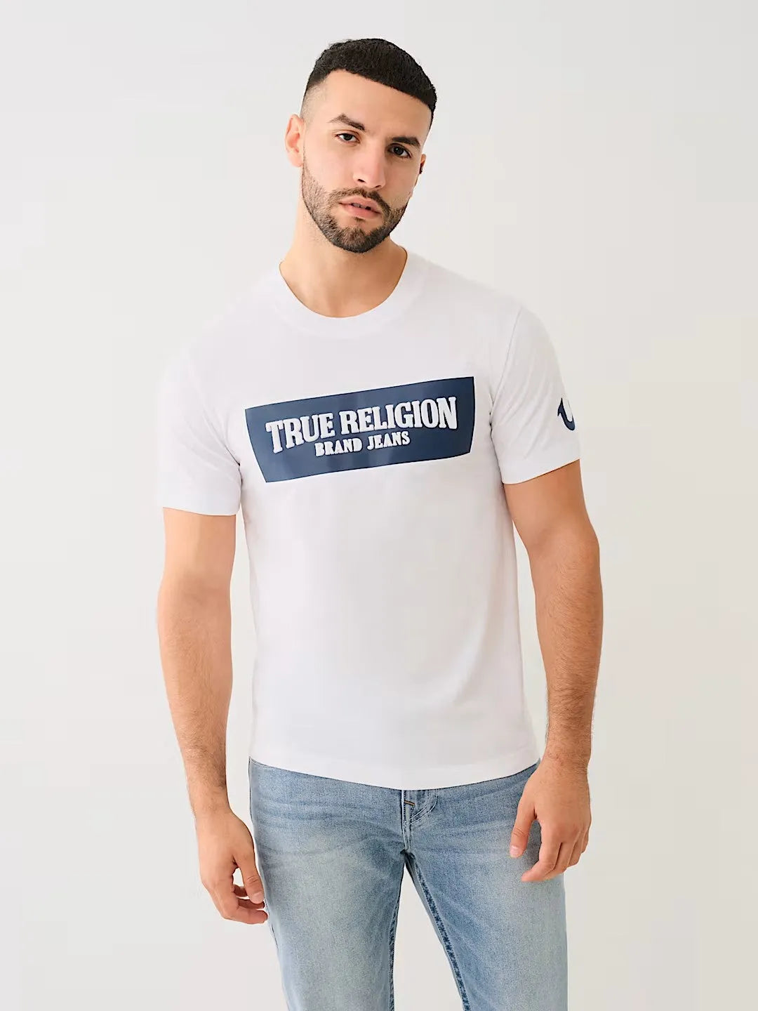 EMBOSSED BOX ARCH SS TEE - TRUE RELIGION MEXICO