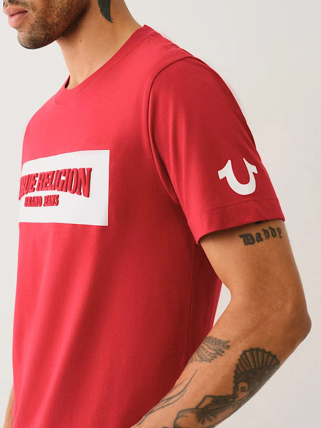 EMBOSSED BOX ARCH SS TEE - TRUE RELIGION MEXICO