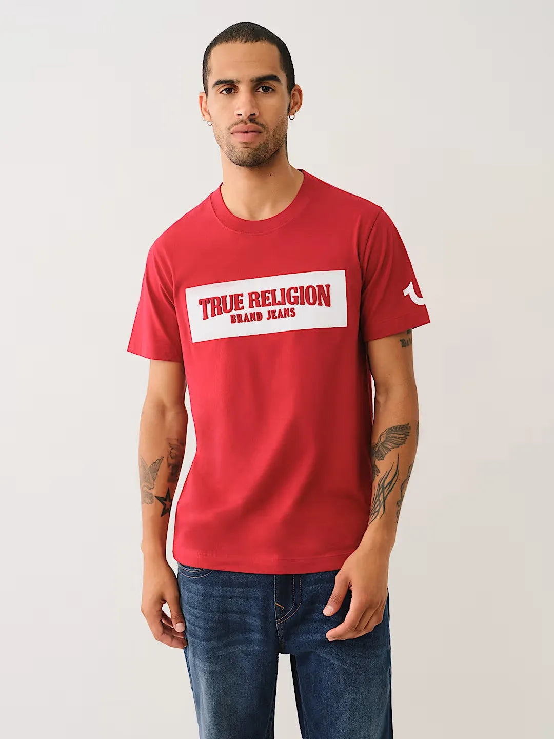 EMBOSSED BOX ARCH SS TEE - TRUE RELIGION MEXICO