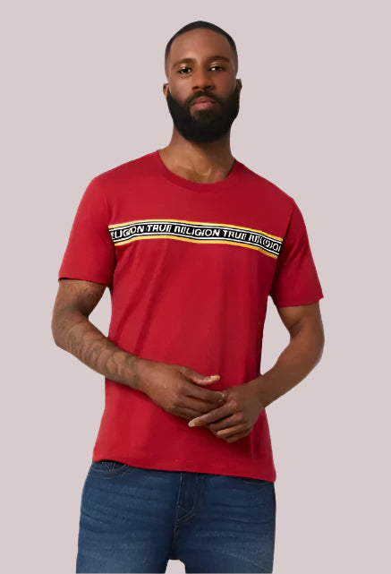 TR CONTRAST TAPING TEE