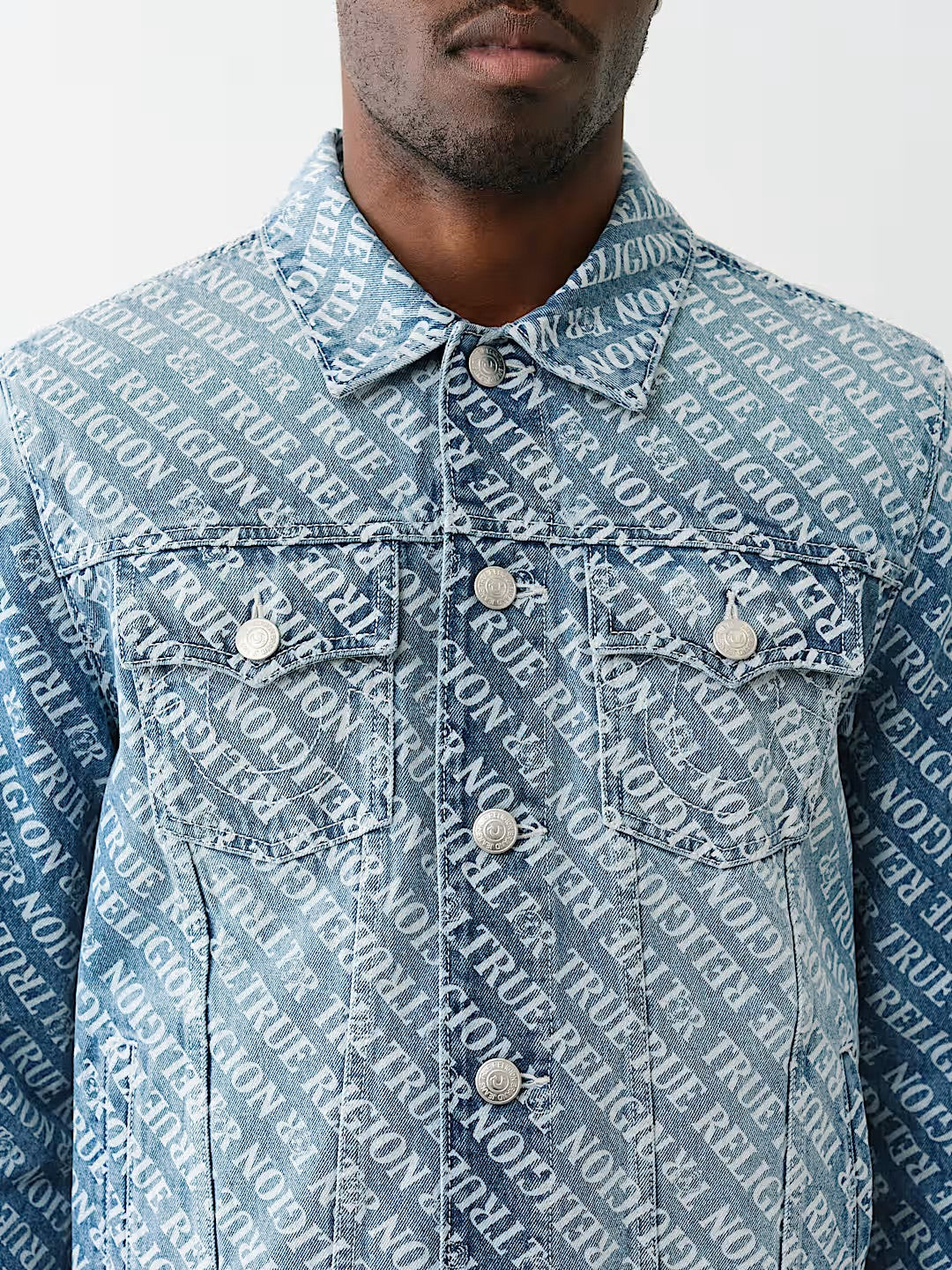 AOP LOGO DENIM SN JACKET