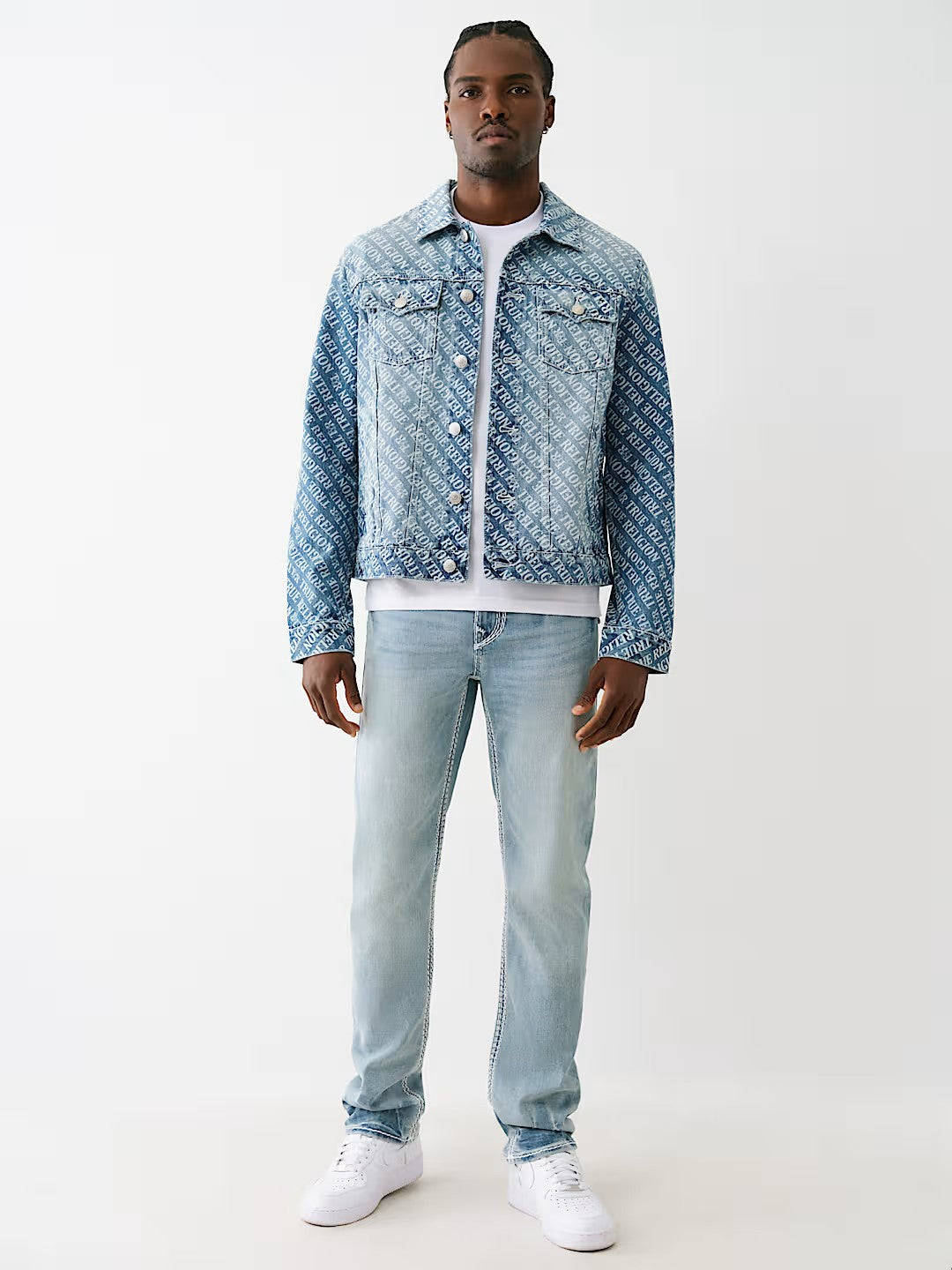 AOP LOGO DENIM SN JACKET