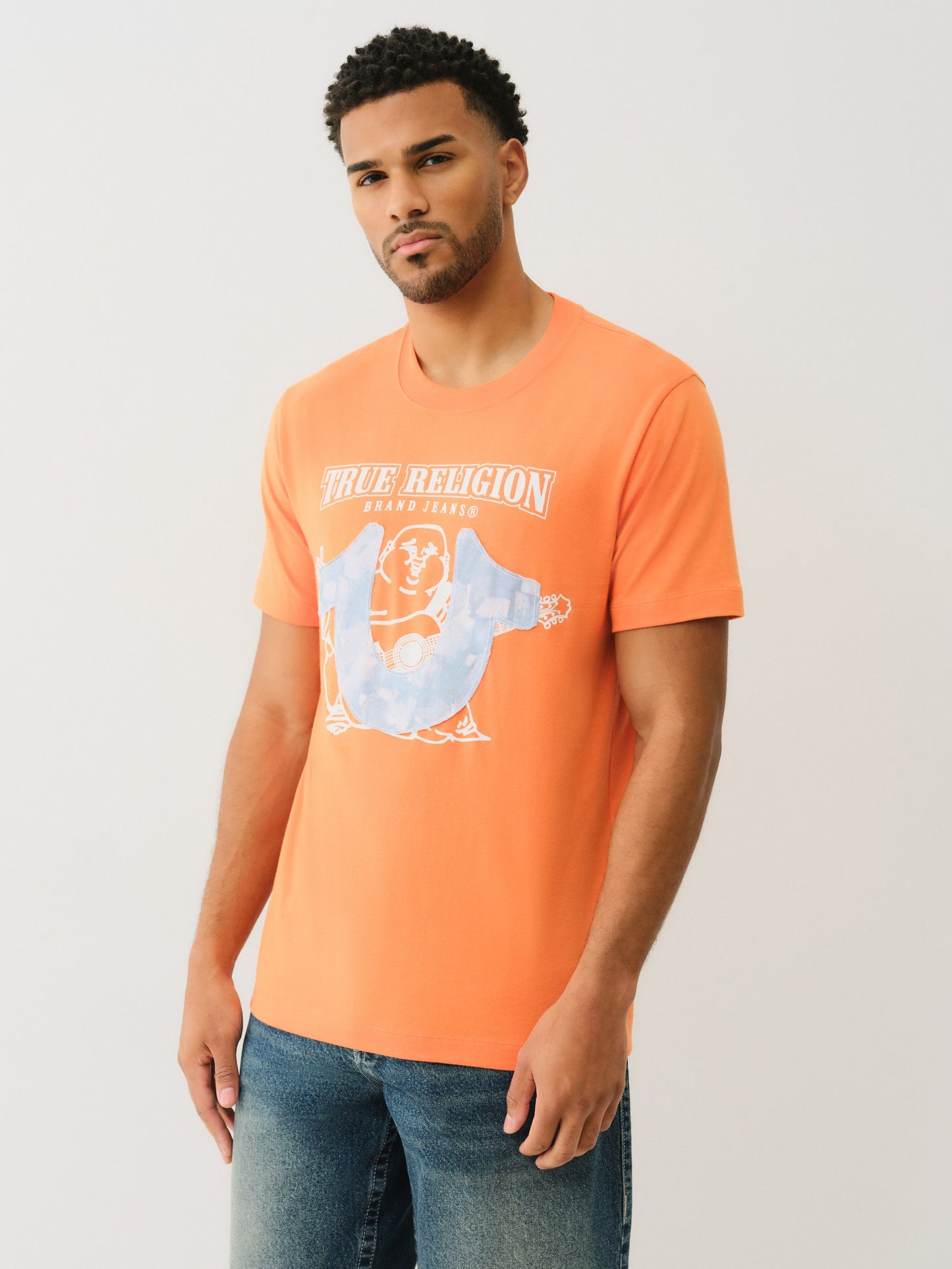 DENIM FILL TEE