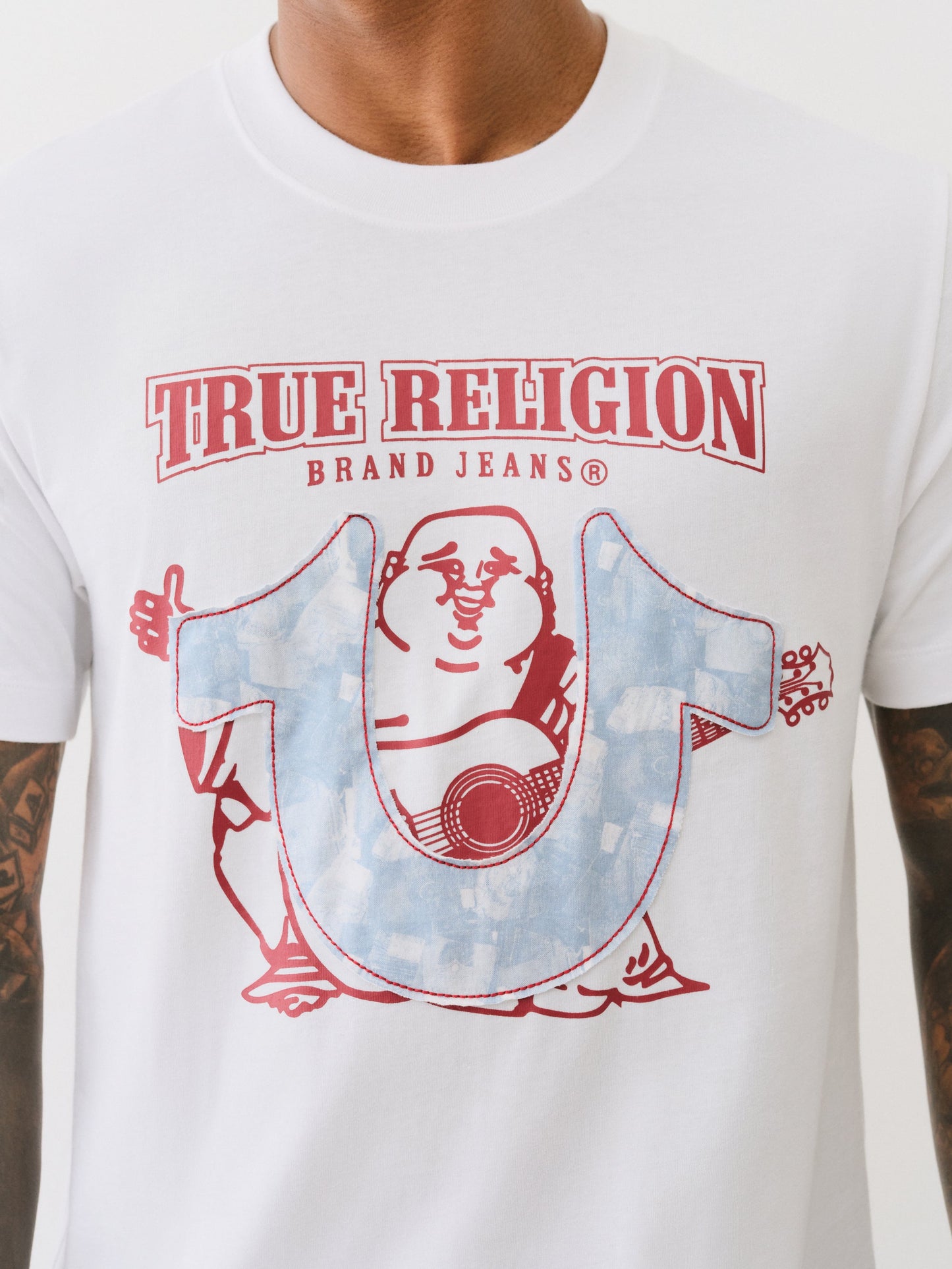 DENIM FILL TEE