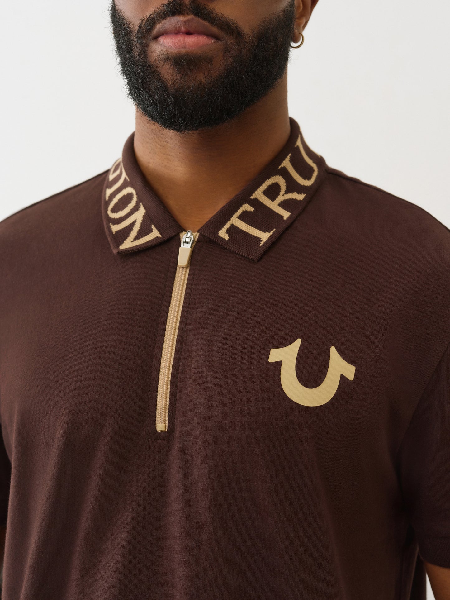 TR COLLAR ZIP POLO