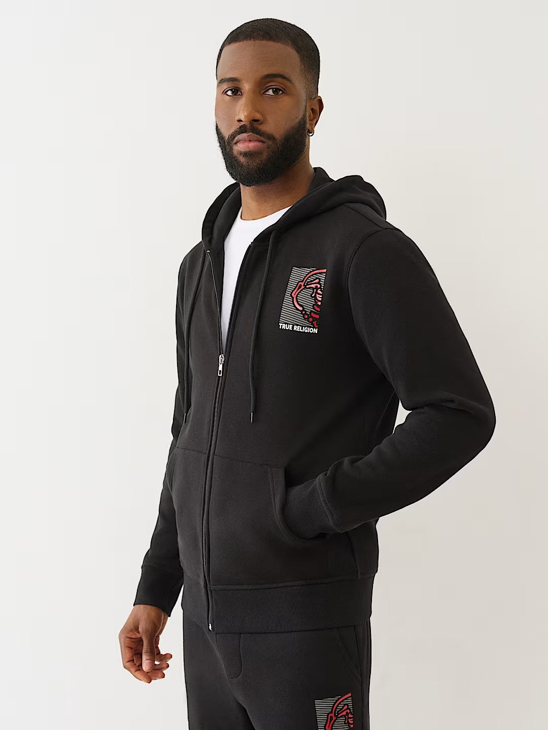 HALF TR BUDDHA ZIP HOODIE