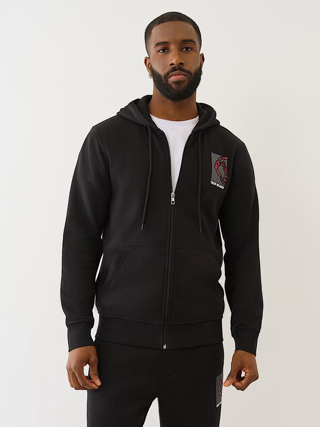 HALF TR BUDDHA ZIP HOODIE