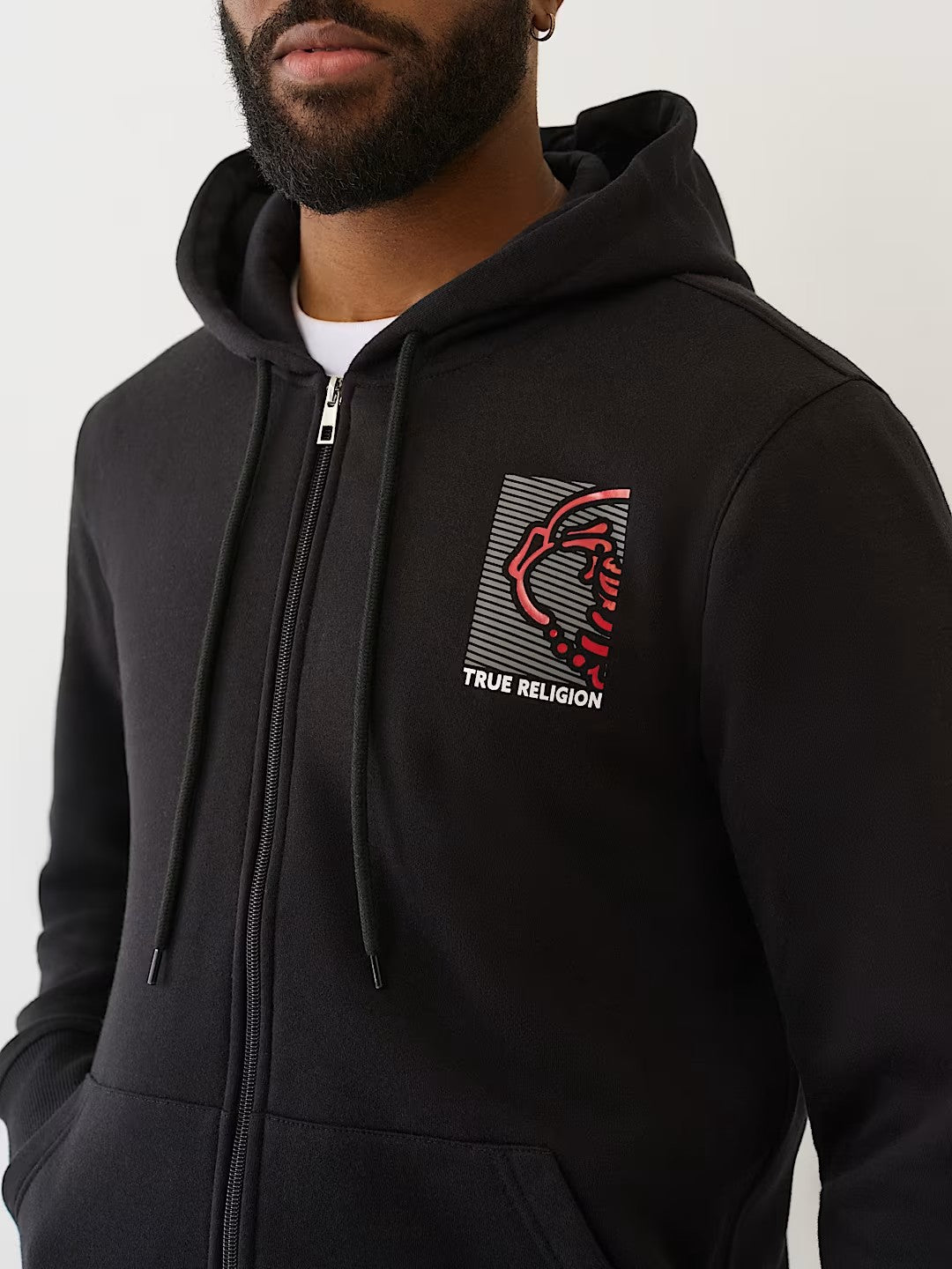 HALF TR BUDDHA ZIP HOODIE
