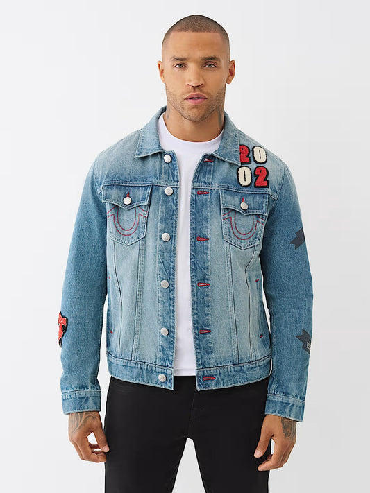 JESSE SN PATCH TRUCKER JACKET