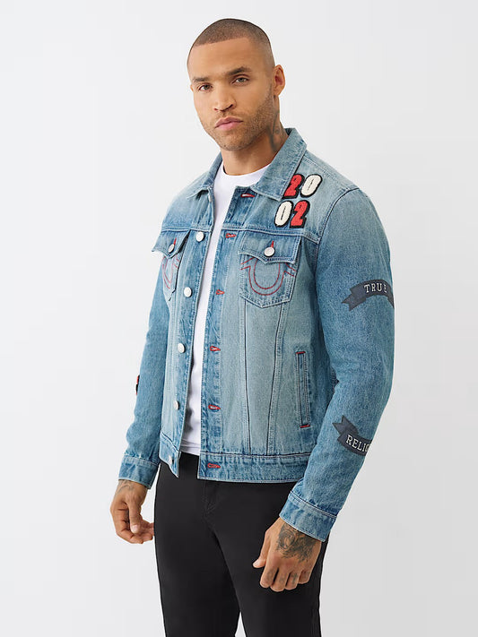 JESSE SN PATCH TRUCKER JACKET