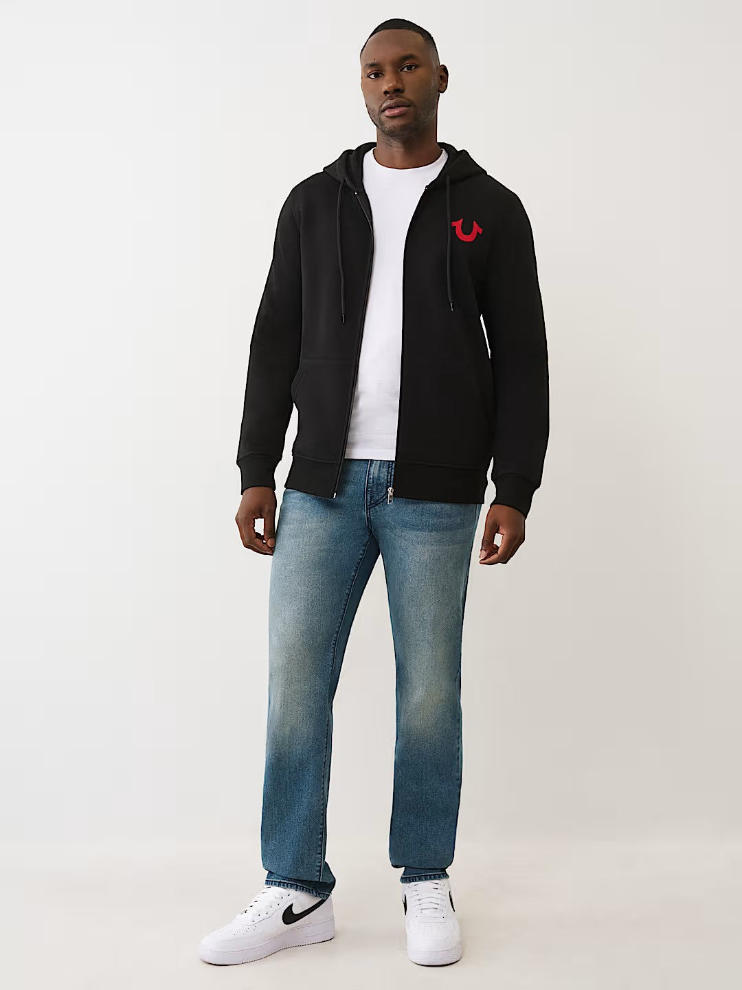 BIG HS FLOCK ZIP HOODIE