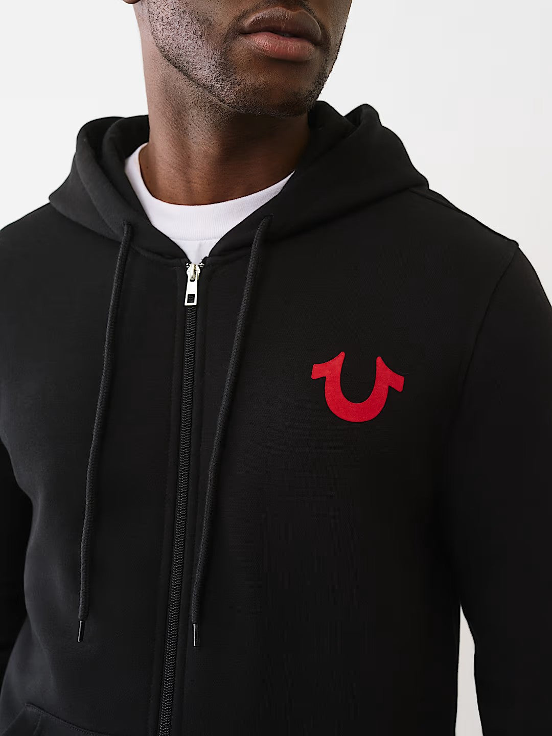 BIG HS FLOCK ZIP HOODIE