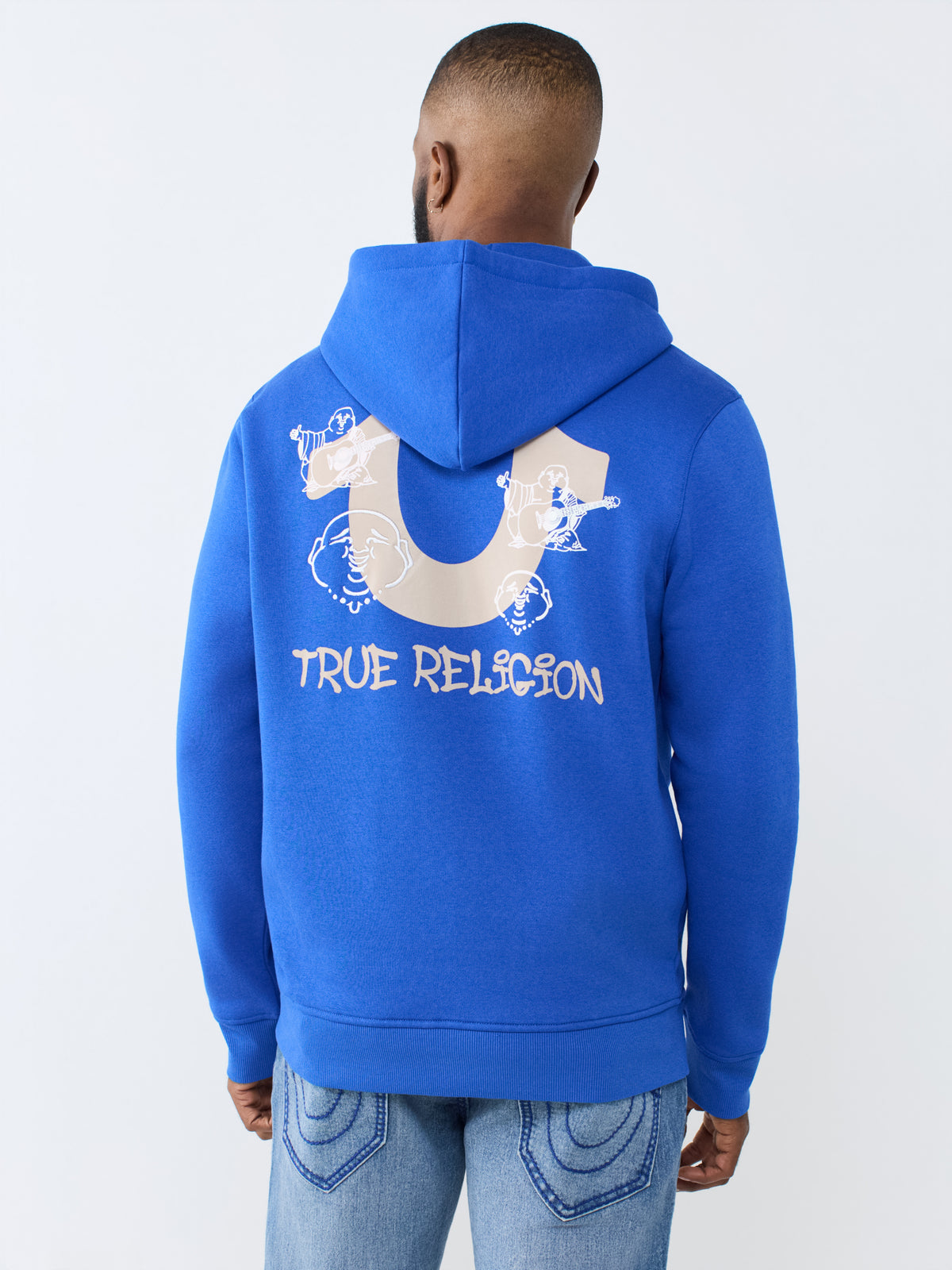 TOSSED BUDDHA ZIP HOODIE