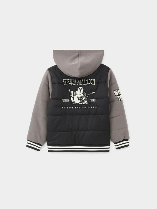 BOYS TRBJ WORLD TOUR PUFFER para niños