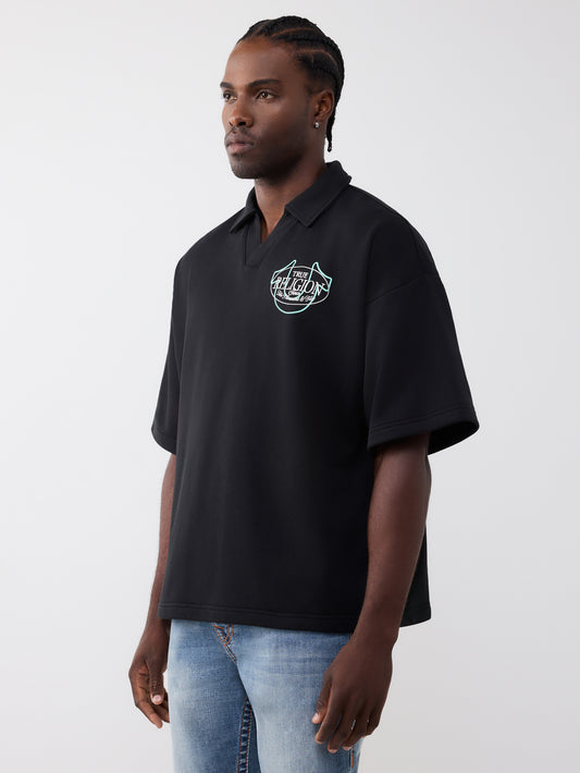 TIGER LOGO OVERSIZED POLO