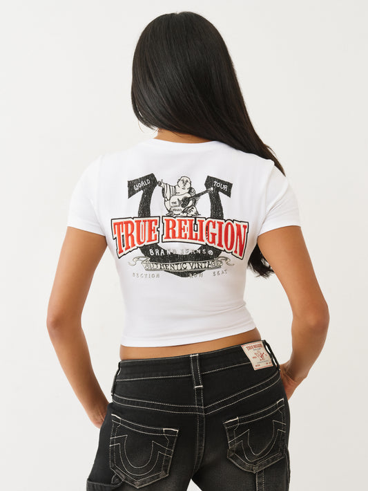 PRINTED TRUE RELGION BABY TEE