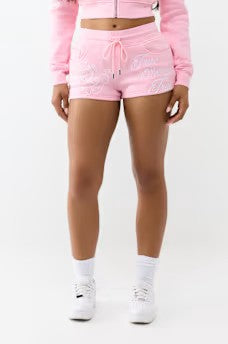 EMBROIDERED TIGER JOEY SHORTS