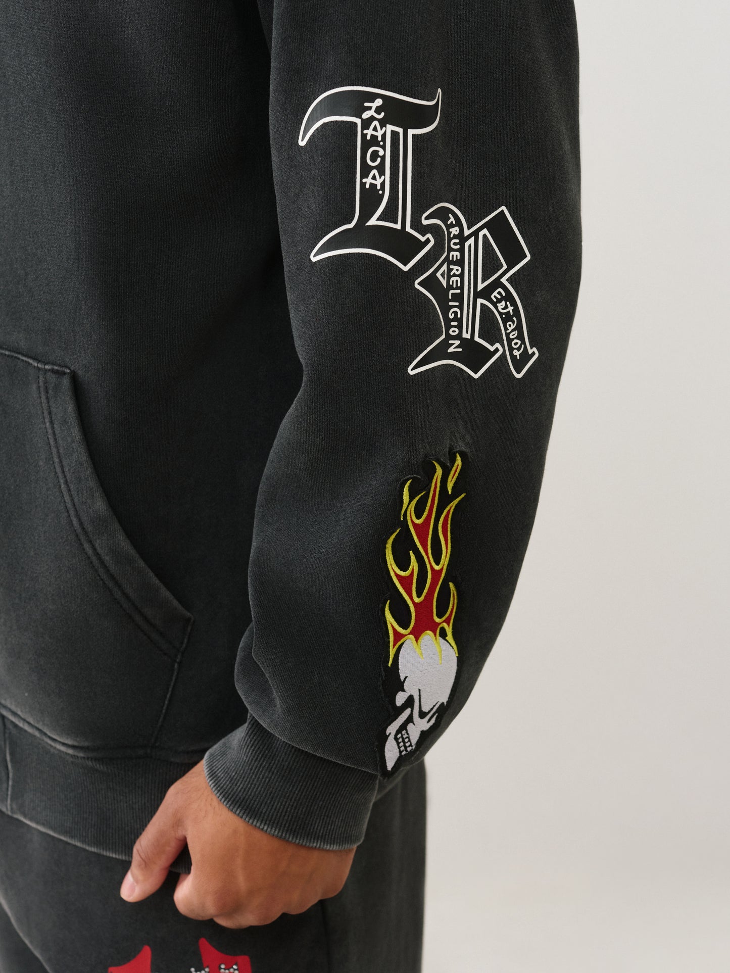 TR X VD TATTOO ZIP HOODIE