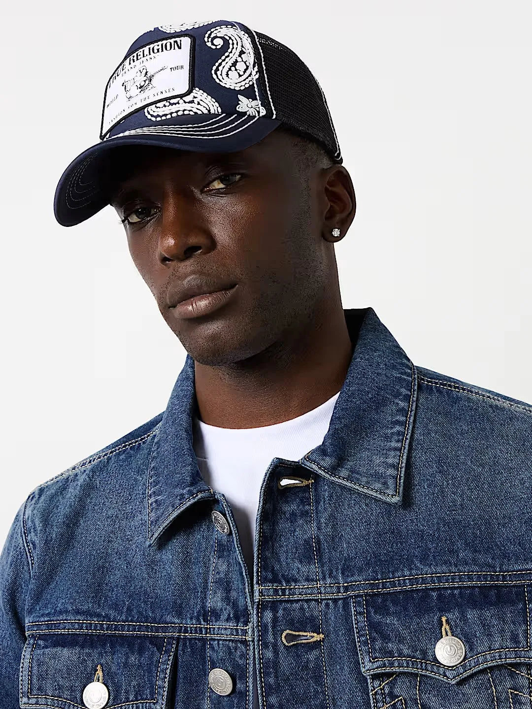 PAISLEY PATCH TRUCKER HAT - TRUE RELIGION MEXICO
