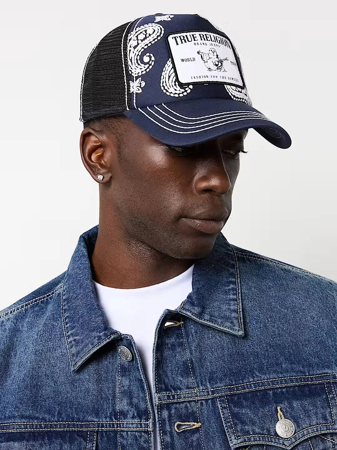 PAISLEY PATCH TRUCKER HAT - TRUE RELIGION MEXICO