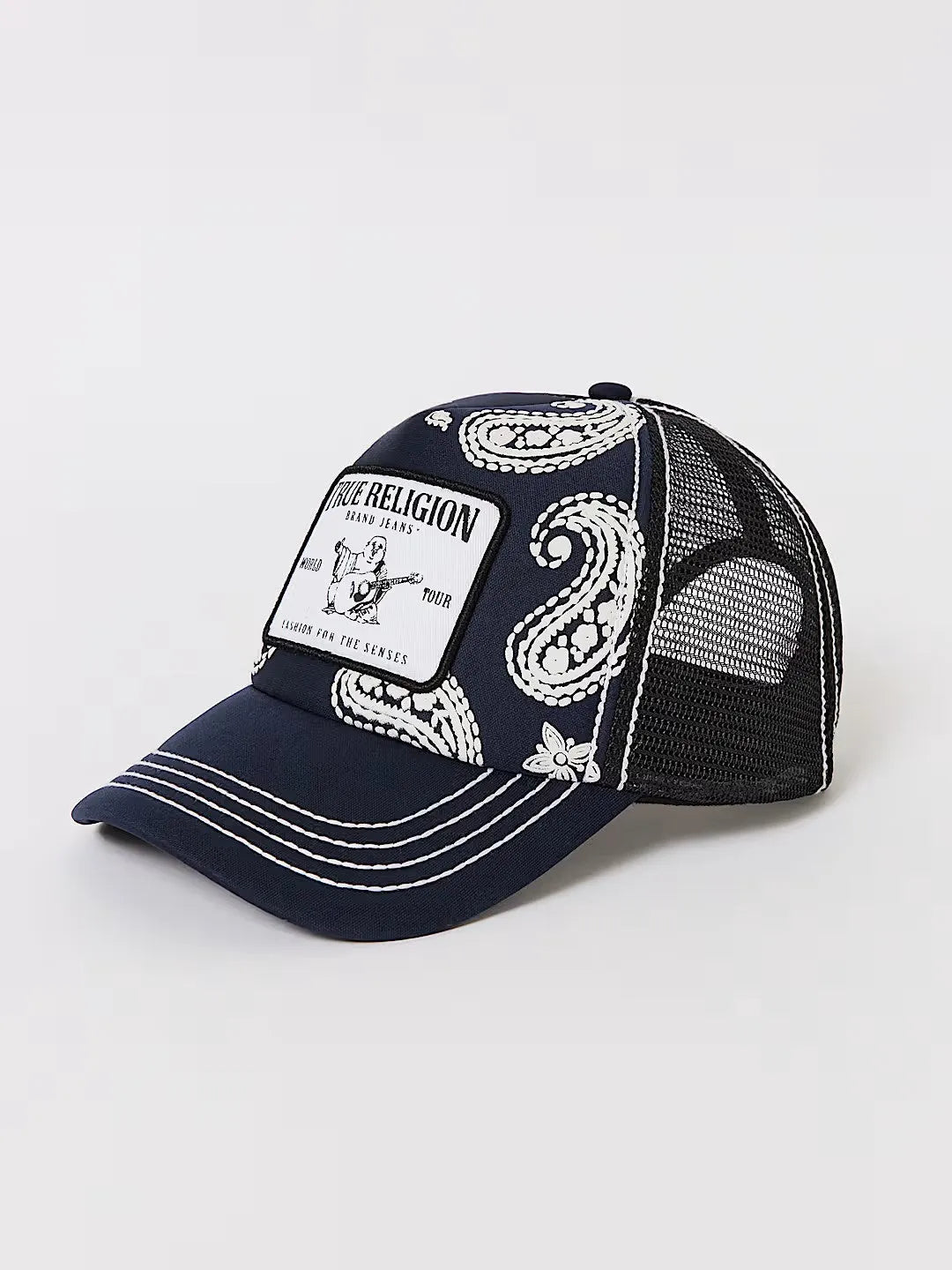 PAISLEY PATCH TRUCKER HAT - TRUE RELIGION MEXICO
