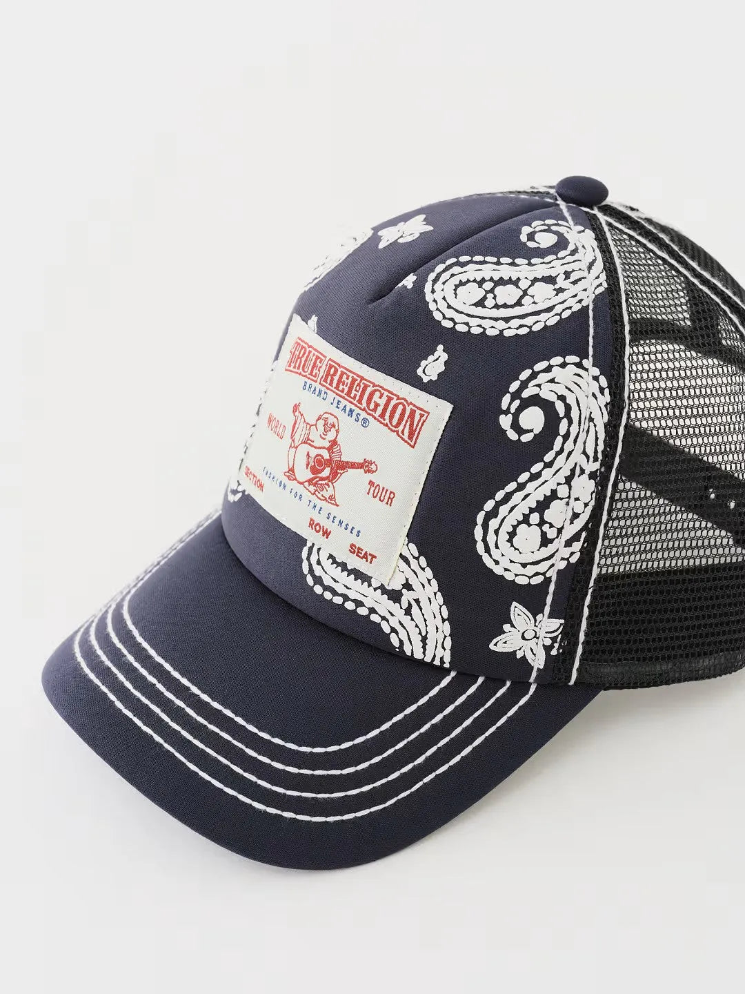PAISLEY PATCH TRUCKER HAT - TRUE RELIGION MEXICO