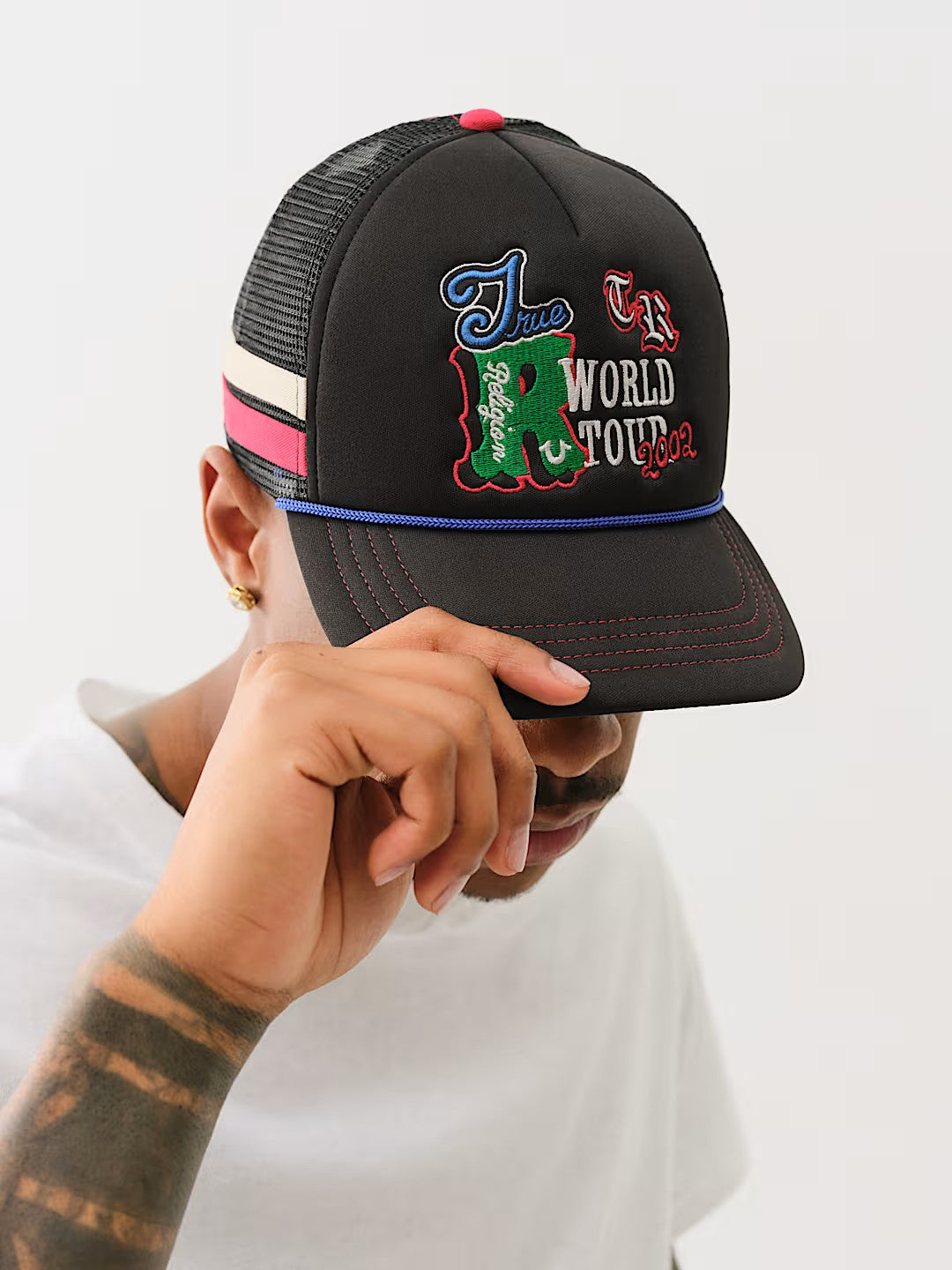 TR STRIPE TRUCKER HAT