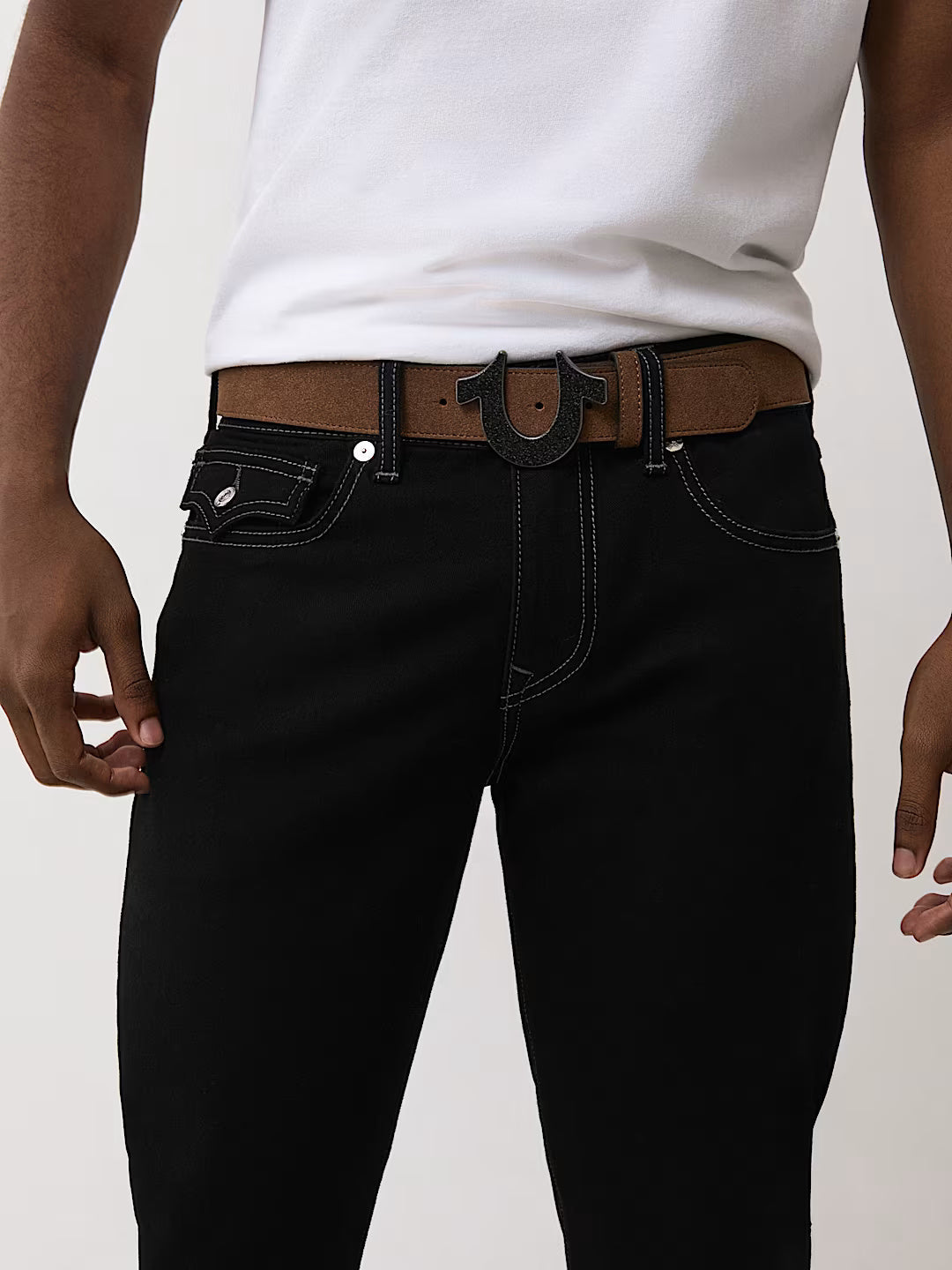 SUEDE HS BUCKLE BELT