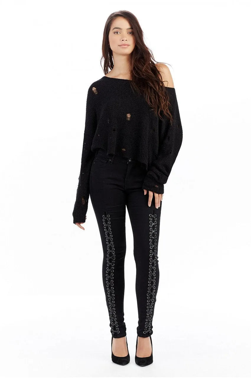 JENNIE CURVY SKINNY LACE UP - TRUE RELIGION MEXICO