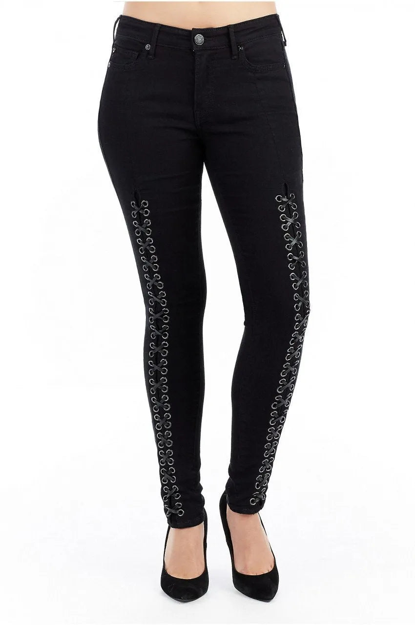 JENNIE CURVY SKINNY LACE UP - TRUE RELIGION MEXICO
