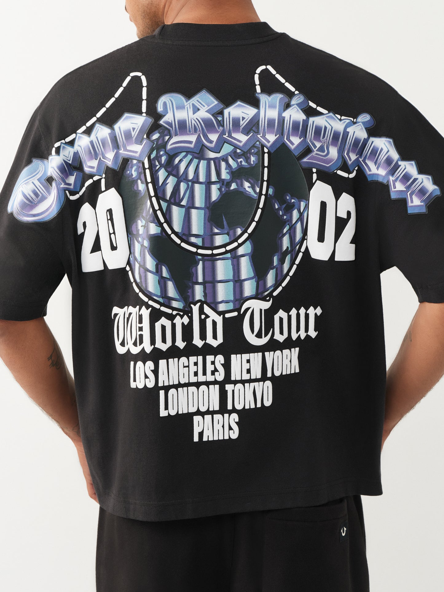 CHROME LOGO BOXY TEE