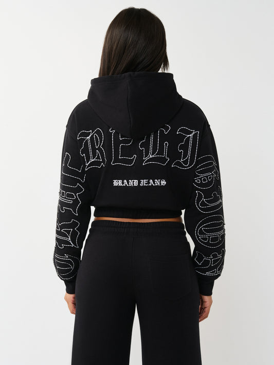APPLIQUE RLX ZIP UP HOOD