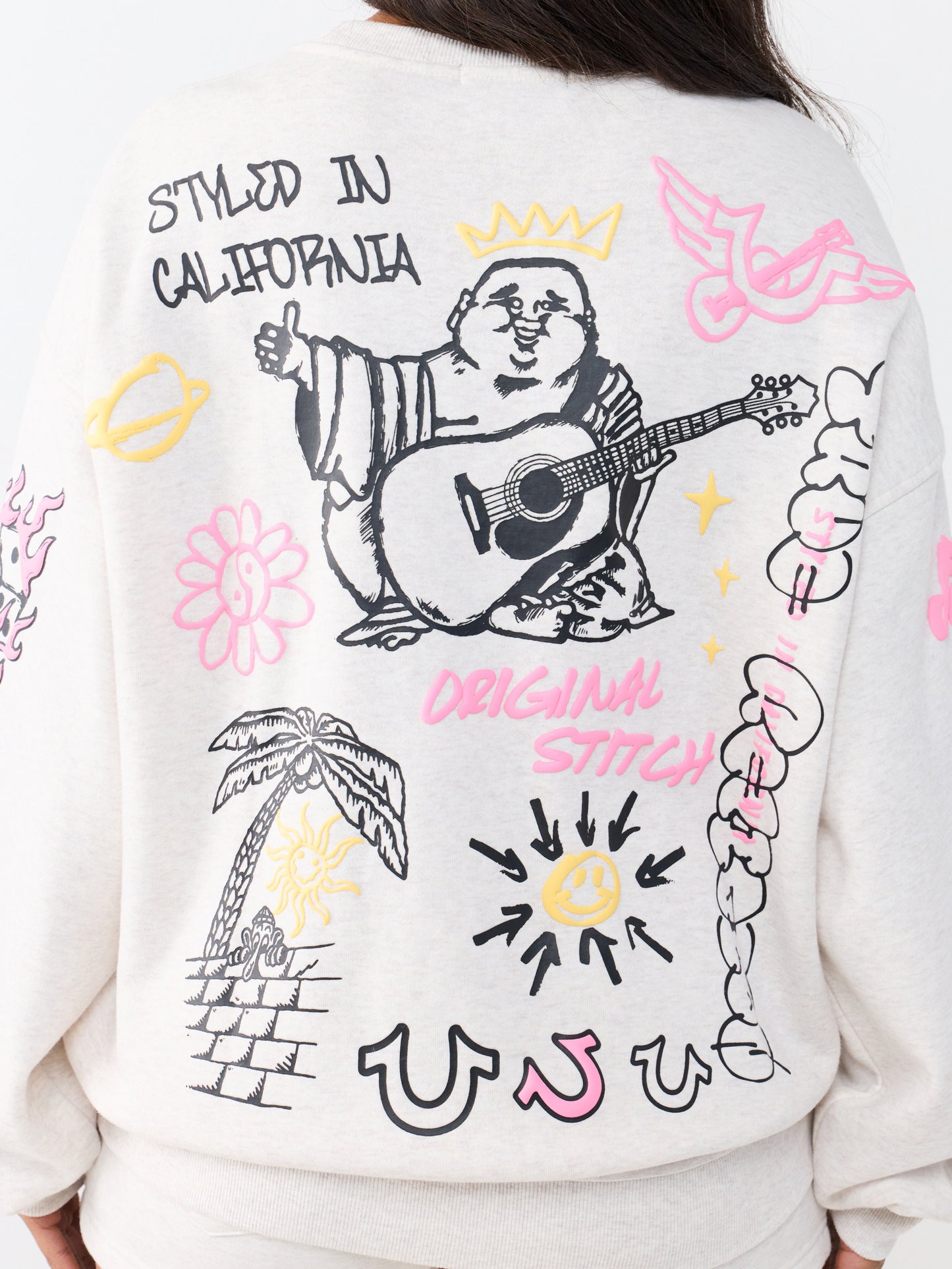 BRANDED AOP BF PULLOVER