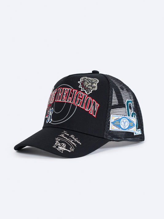 TRUE MULTI LOGO TRUCKER HAT